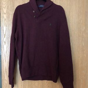 Burgundy Polo sweater